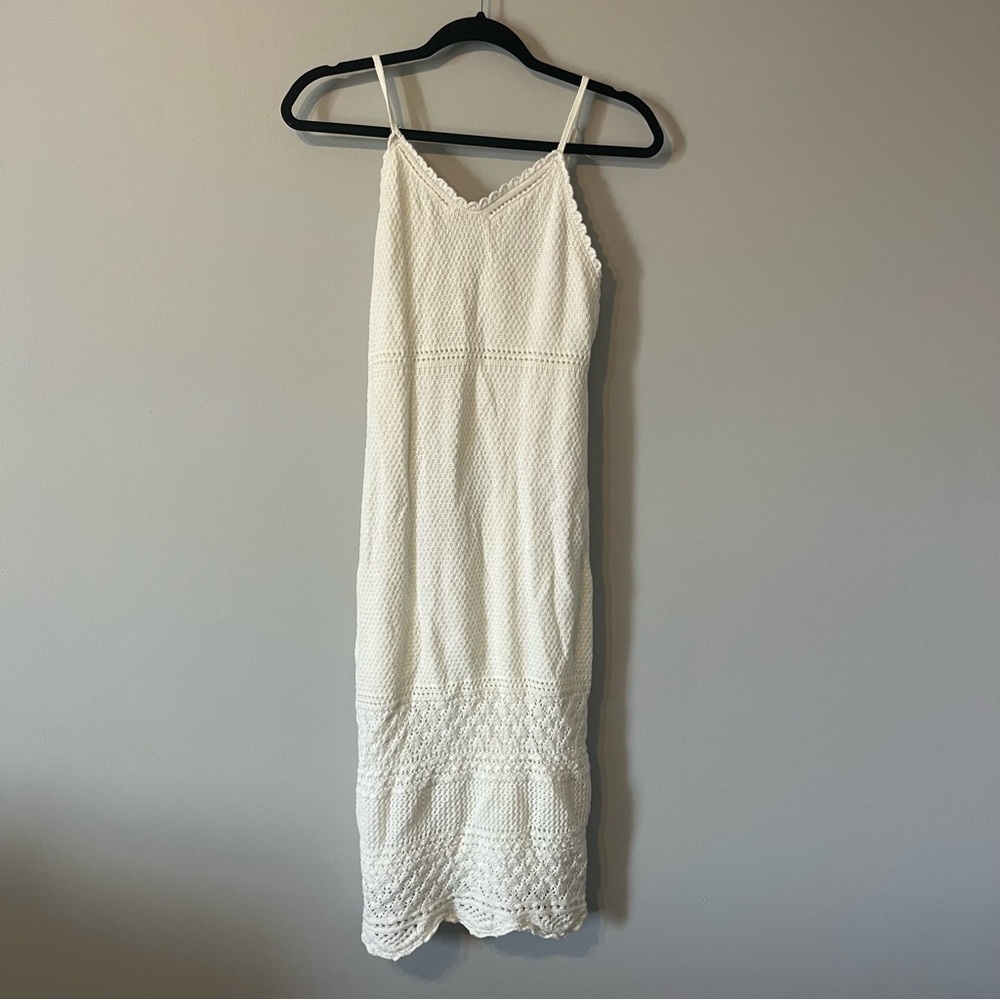 Crochet White Tanktop Dress